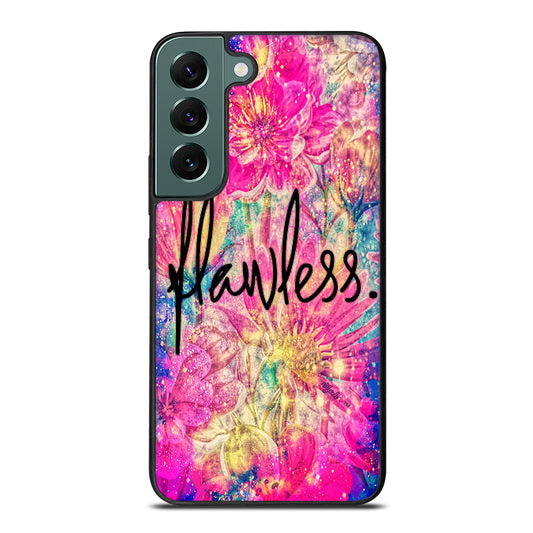 FLAWLESS FLOWER LOGO Samsung Galaxy S22 Case Cover