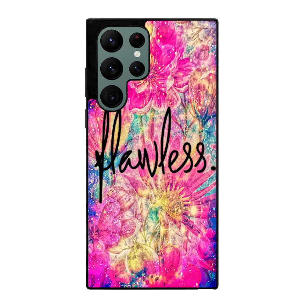 FLAWLESS FLOWER LOGO Samsung Galaxy S22 Ultra Case Cover