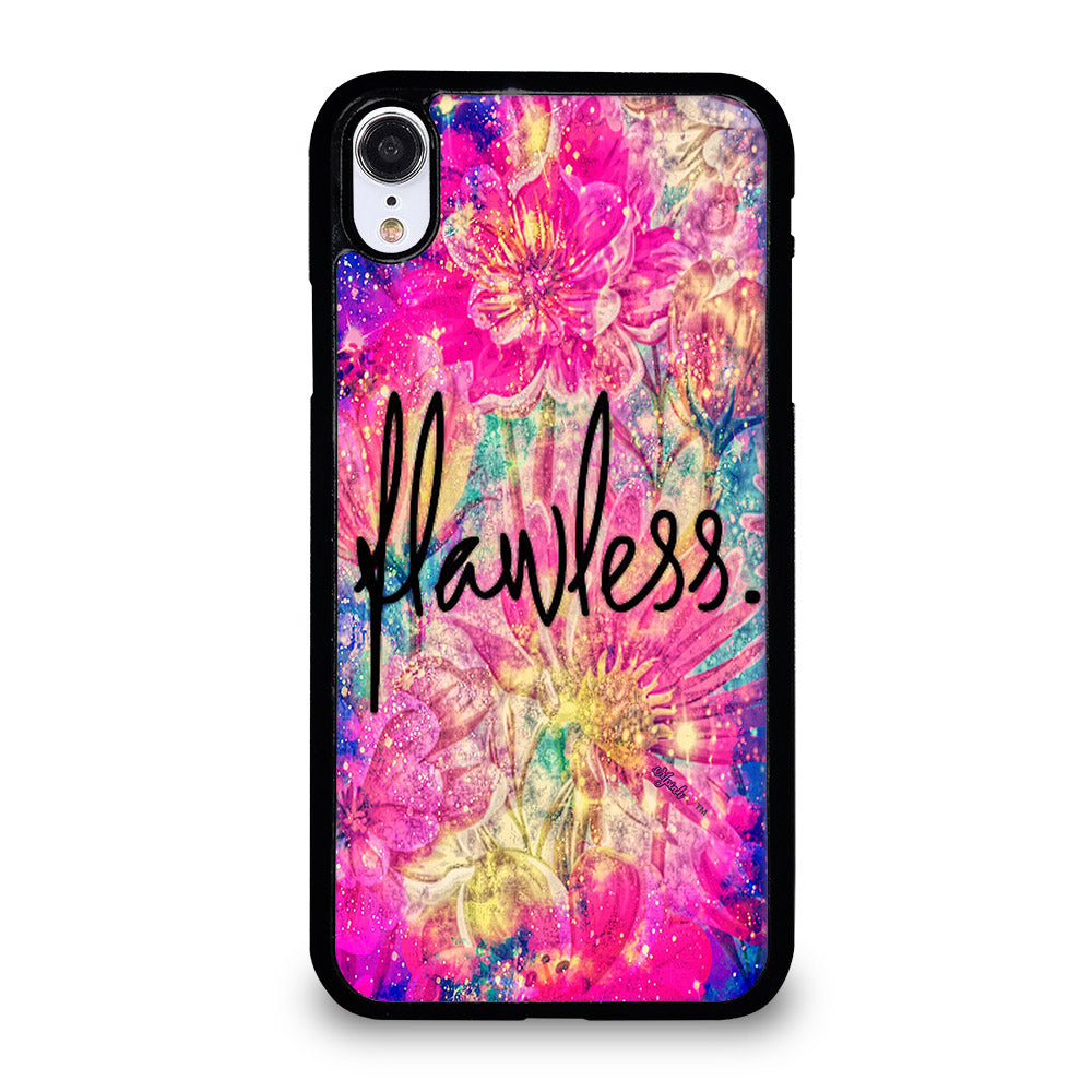 FLAWLESS FLOWER LOGO iPhone XR Case Cover