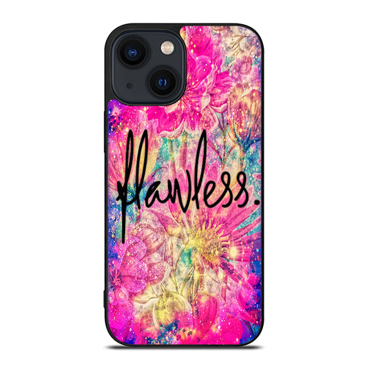 FLAWLESS FLOWER LOGO iPhone 14 Plus Case Cover
