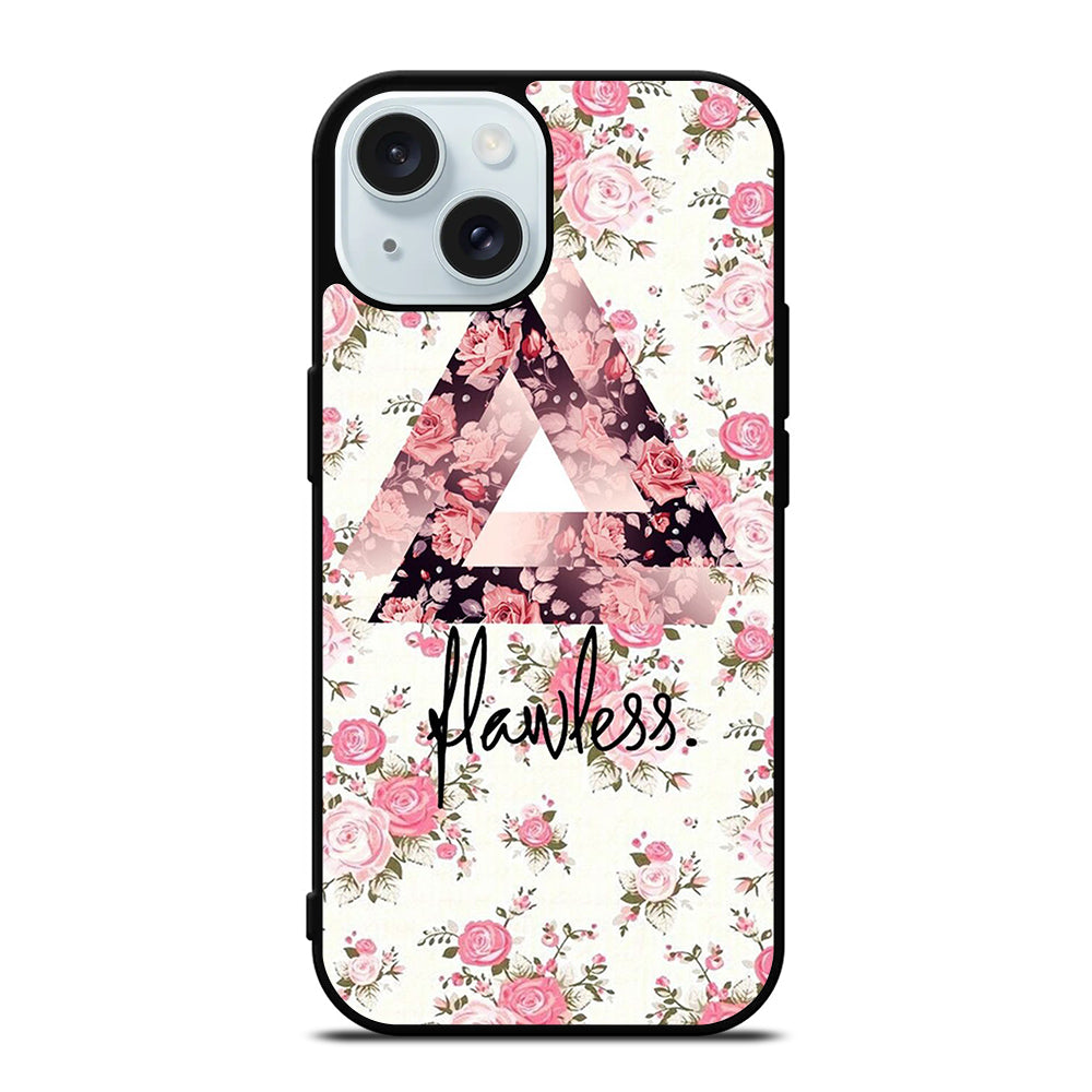 FLAWLESS FLOWER LOGO 2 iPhone 15 Case Cover