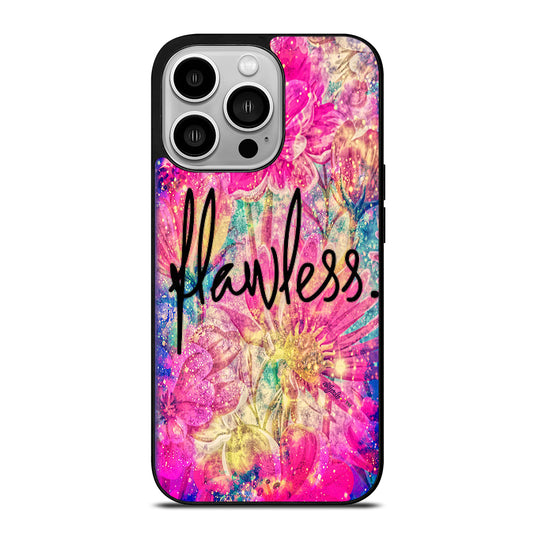 FLAWLESS FLOWER LOGO iPhone 14 Pro Case Cover