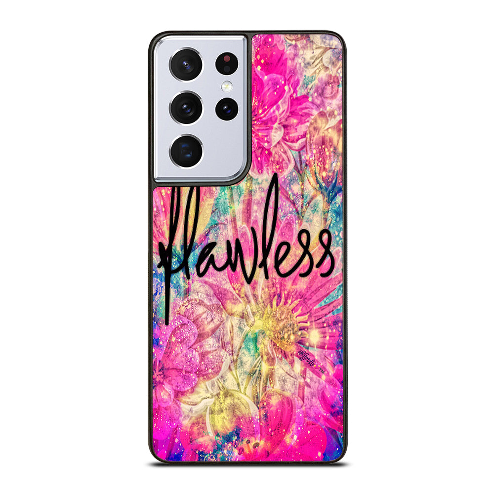 FLAWLESS FLOWER LOGO Samsung Galaxy S21 Ultra Case Cover