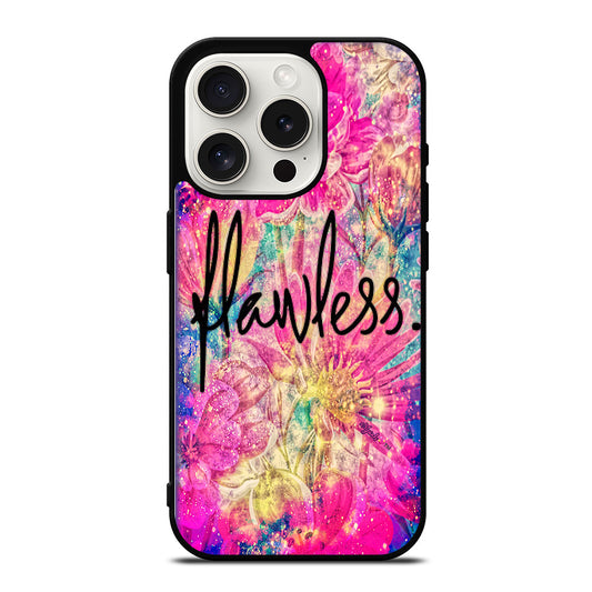 FLAWLESS FLOWER LOGO iPhone 15 Pro Case Cover