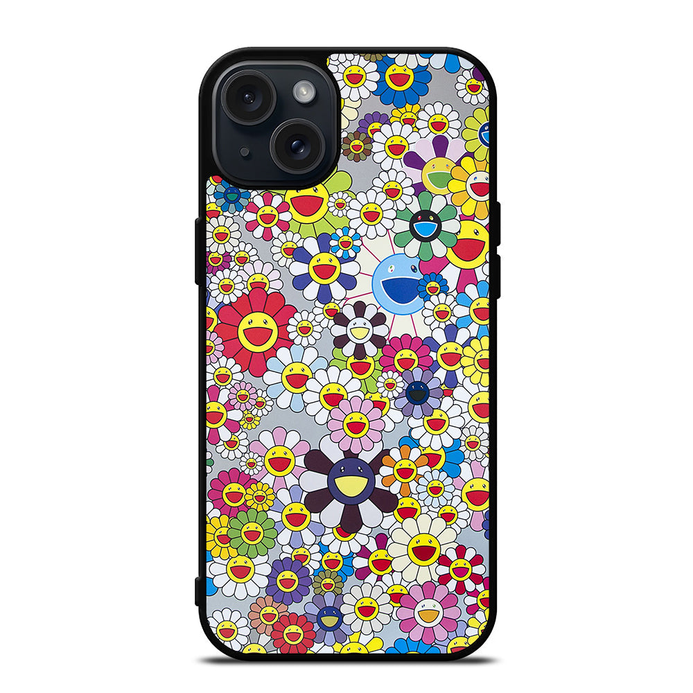 FLOWERS TAKASHI MURAKAMI iPhone 15 Plus Case Cover