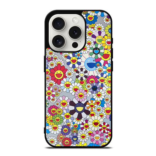 FLOWERS TAKASHI MURAKAMI iPhone 15 Pro Case Cover