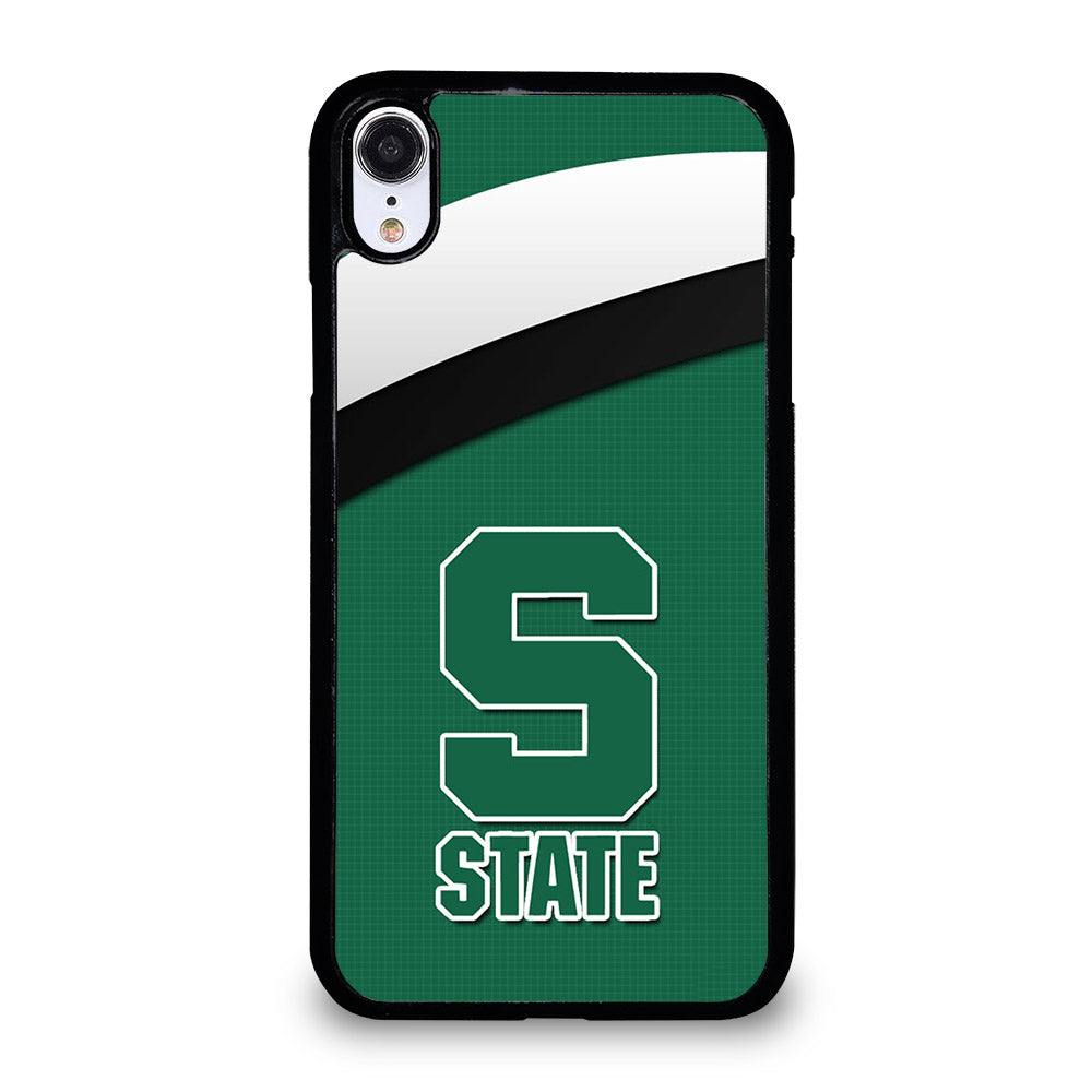 FOOTBALL MICHIGAN STATE LOGO 1 iPhone XR Case Cover