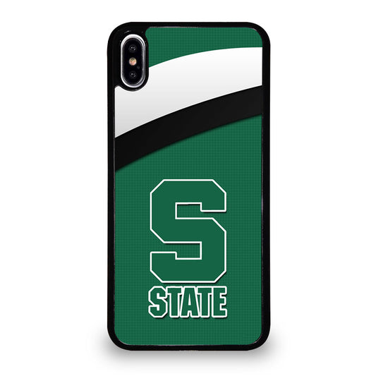 FOOTBALL MICHIGAN STATE LOGO 1 iPhone XS Max Case Cover