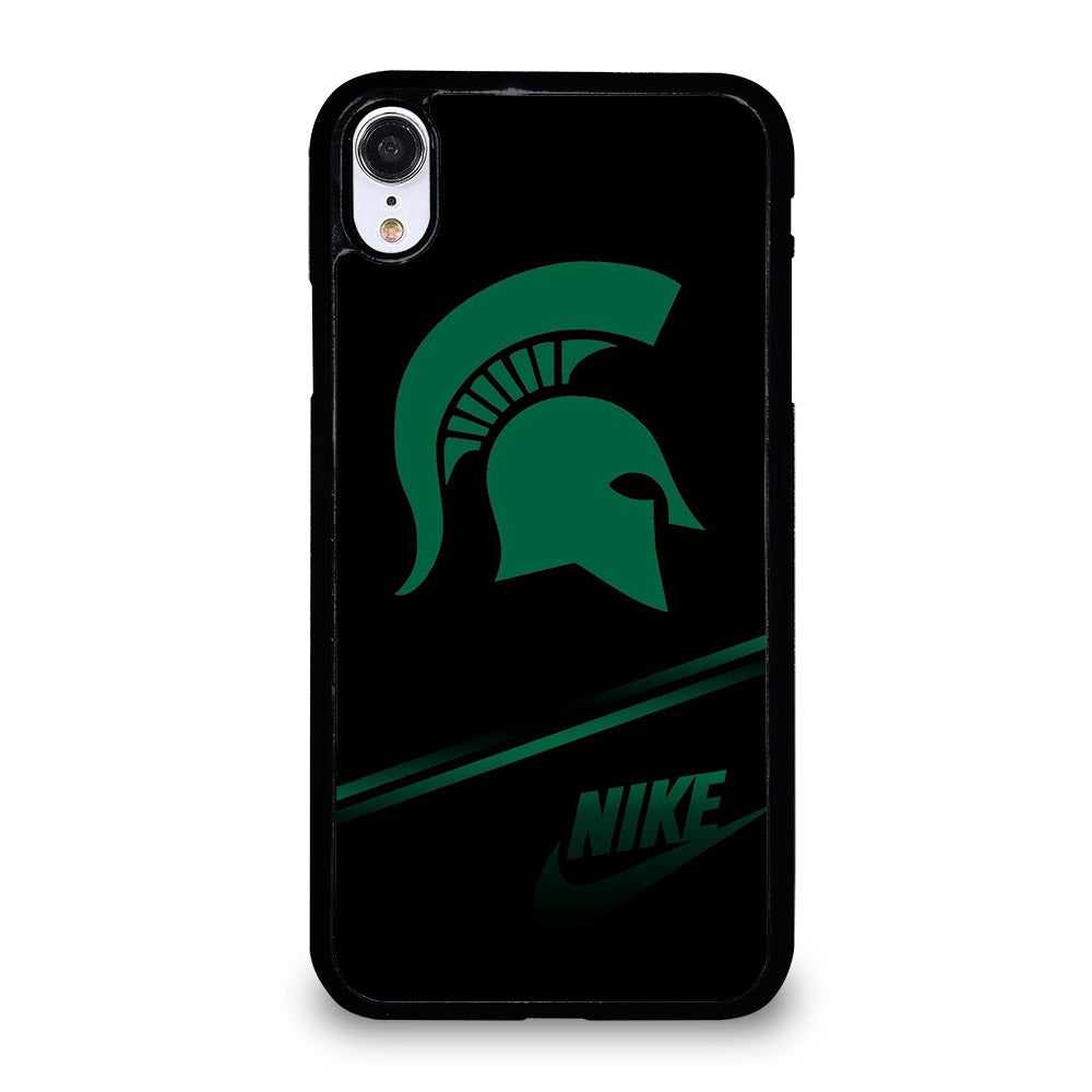 FOOTBALL MICHIGAN STATE LOGO 3 iPhone XR Case Cover