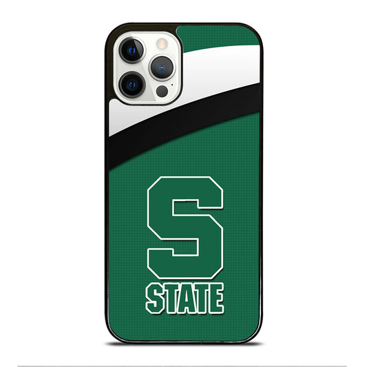FOOTBALL MICHIGAN STATE LOGO 1 iPhone 12 Pro Case Cover