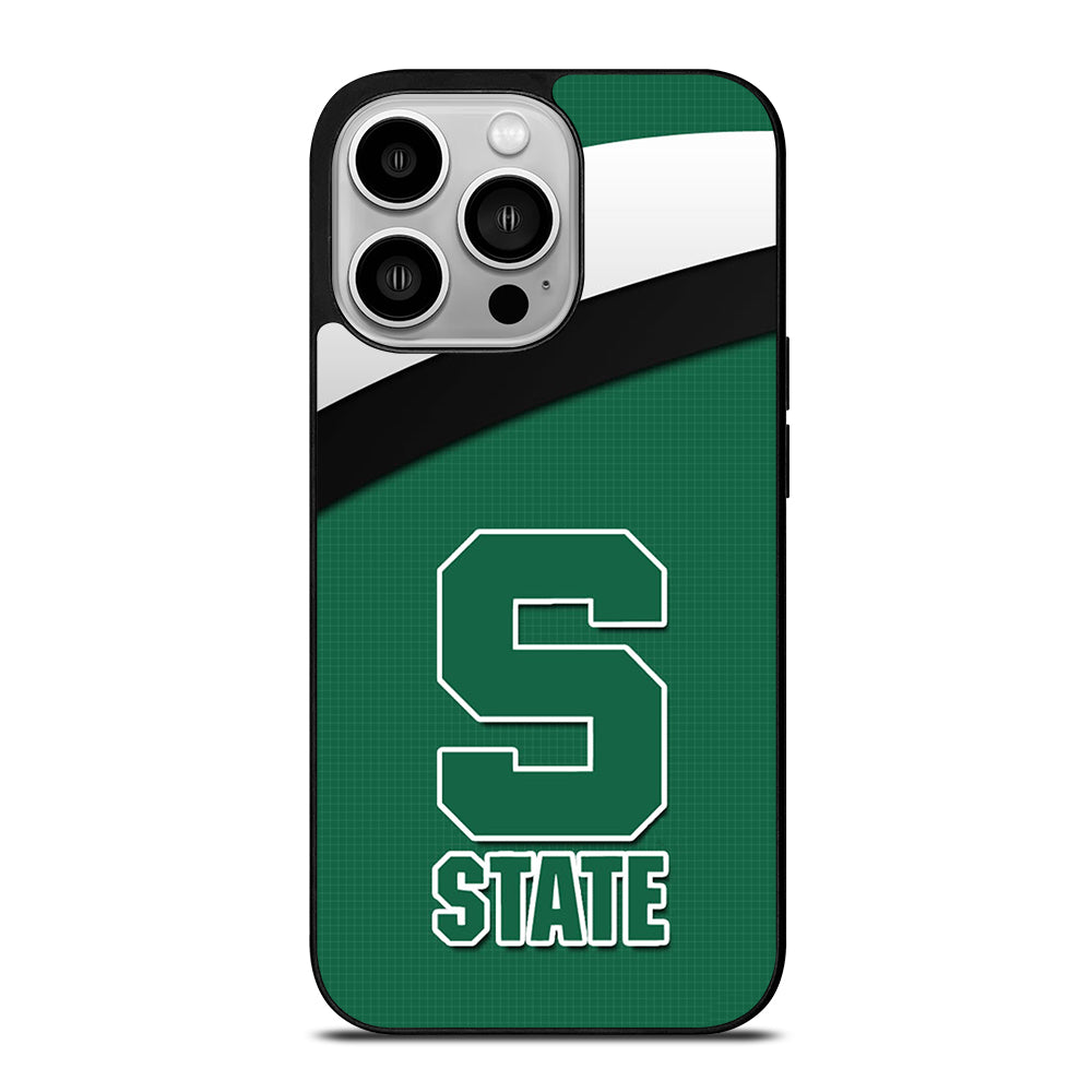 FOOTBALL MICHIGAN STATE LOGO 1 iPhone 14 Pro Case Cover