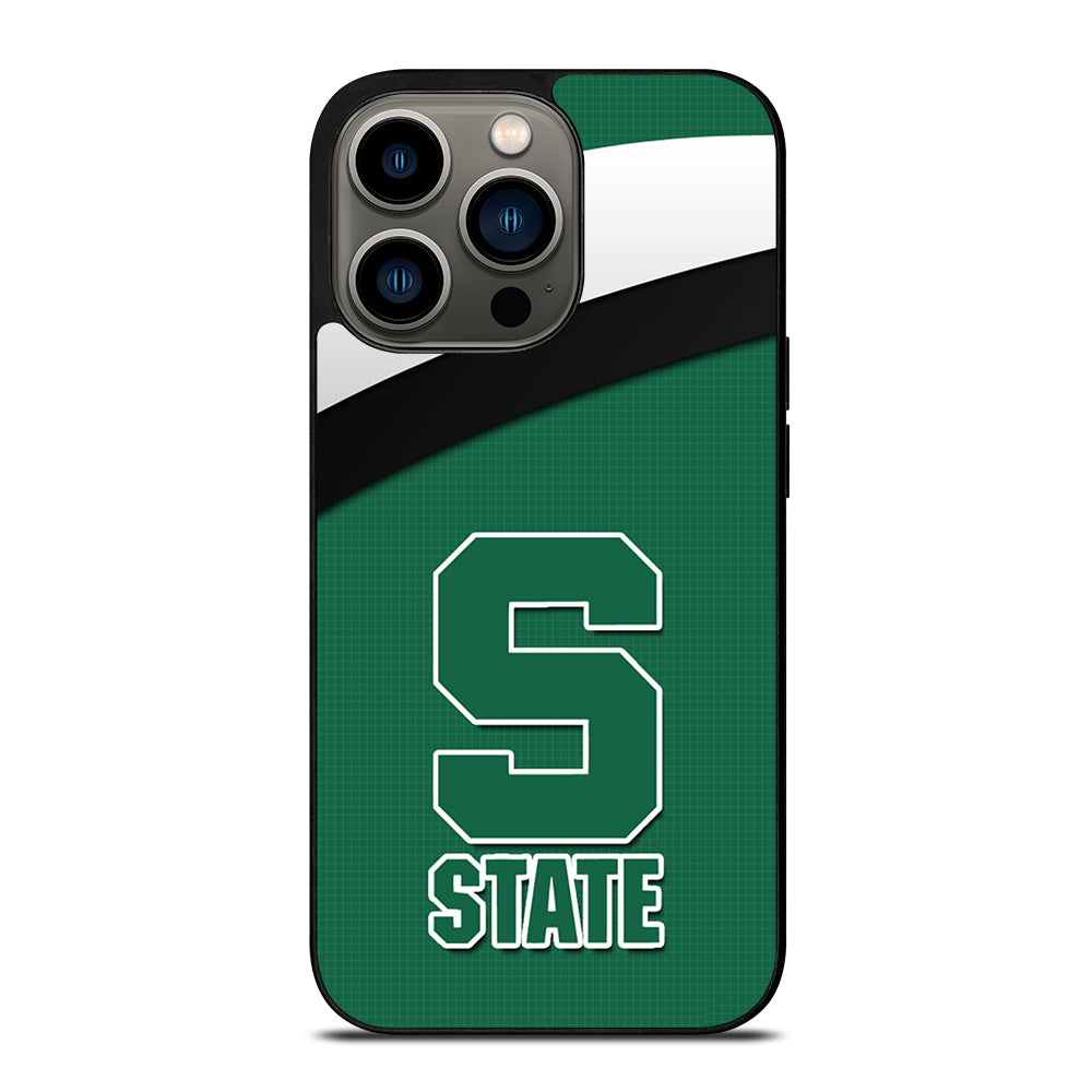 FOOTBALL MICHIGAN STATE LOGO 1 iPhone 13 Pro Case Cover