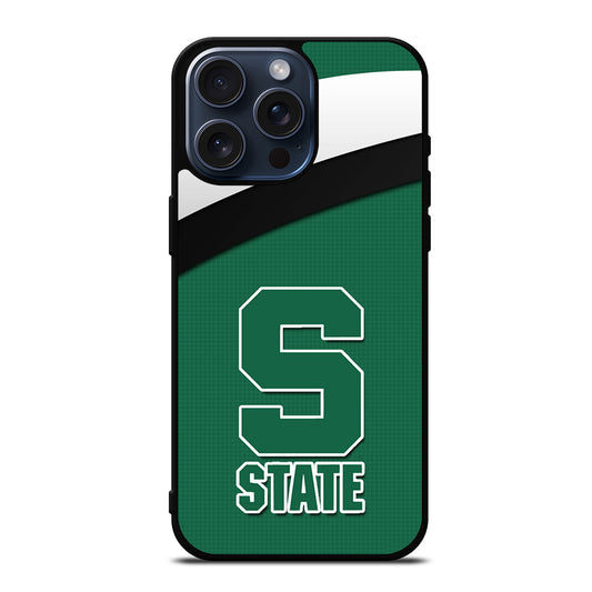 FOOTBALL MICHIGAN STATE LOGO 1 iPhone 15 Pro Max Case Cover