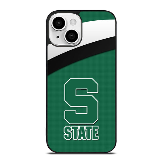 FOOTBALL MICHIGAN STATE LOGO 1 iPhone 13 Mini Case Cover