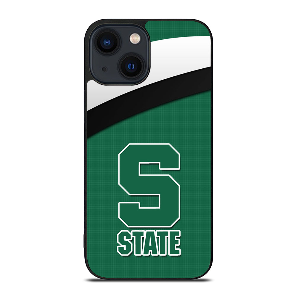 FOOTBALL MICHIGAN STATE LOGO 1 iPhone 14 Plus Case Cover
