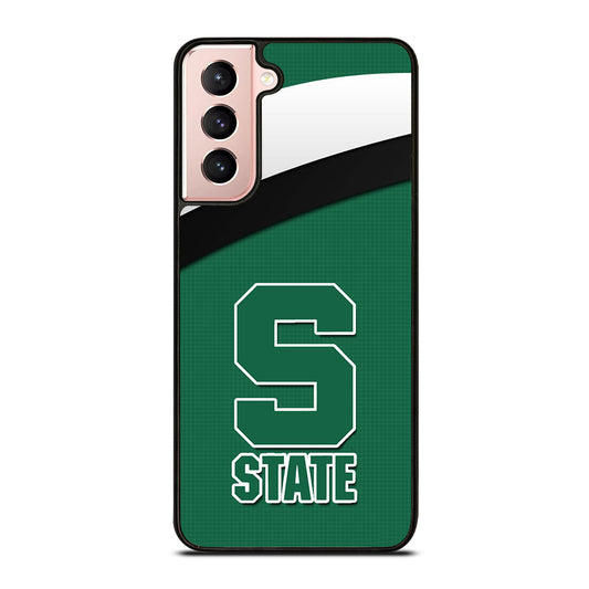FOOTBALL MICHIGAN STATE LOGO 1 Samsung Galaxy S21 Case Cover