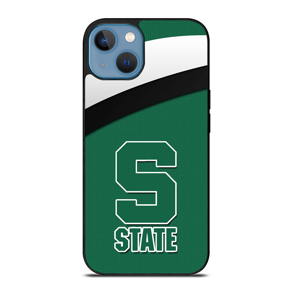 FOOTBALL MICHIGAN STATE LOGO 1 iPhone 13 Case Cover