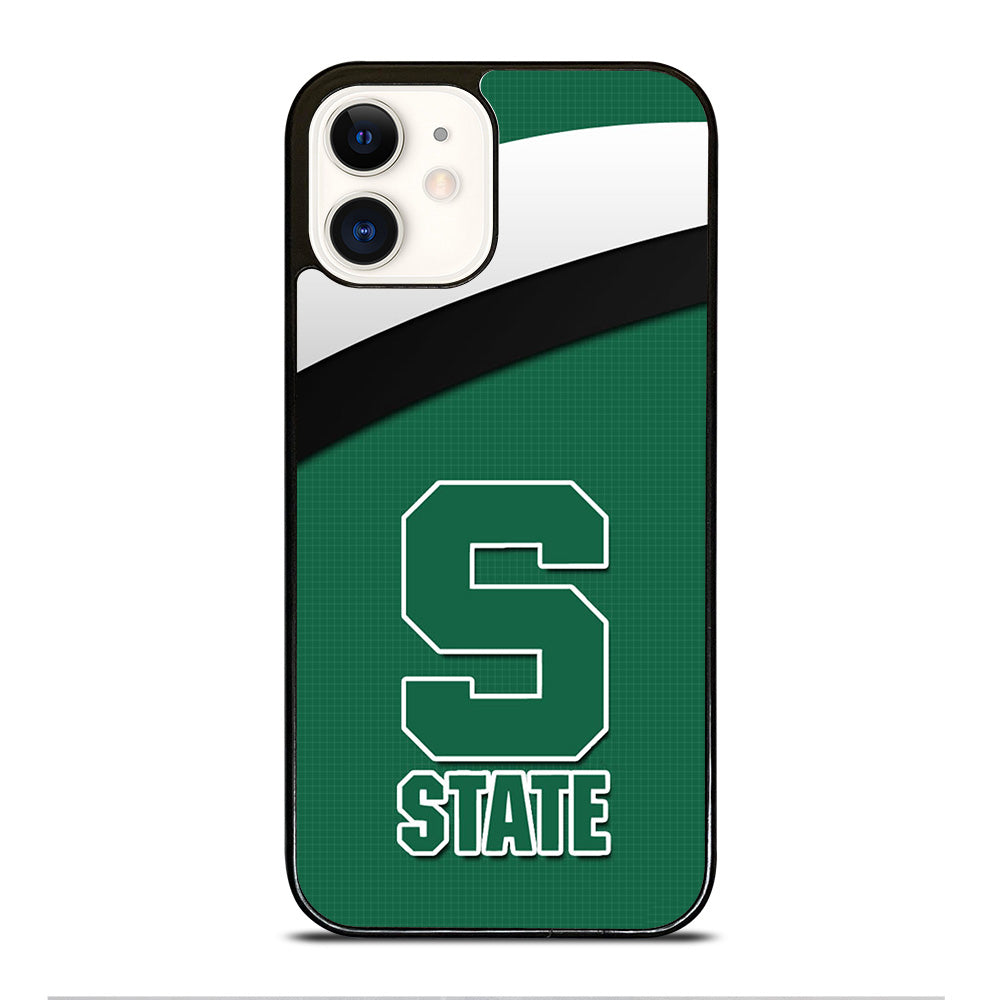 FOOTBALL MICHIGAN STATE LOGO 1 iPhone 12 Case Cover