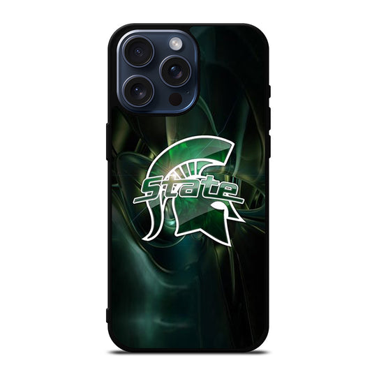 FOOTBALL MICHIGAN STATE LOGO 2 iPhone 15 Pro Max Case Cover