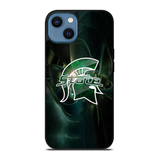 FOOTBALL MICHIGAN STATE LOGO 2 iPhone 14 Case Cover