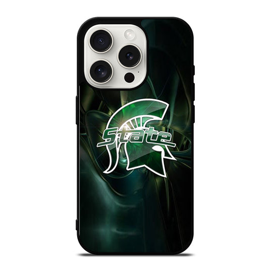 FOOTBALL MICHIGAN STATE LOGO 2 iPhone 15 Pro Case Cover