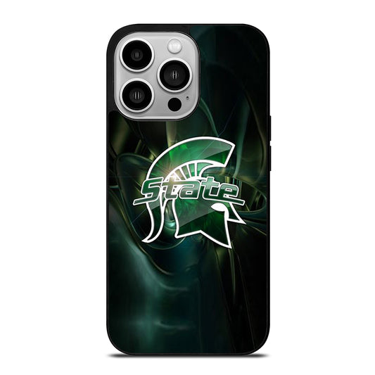 FOOTBALL MICHIGAN STATE LOGO 2 iPhone 14 Pro Case Cover