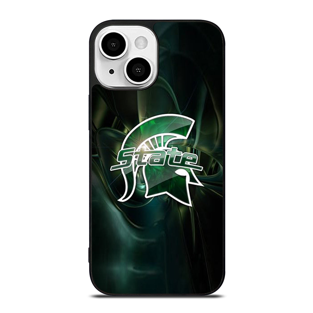FOOTBALL MICHIGAN STATE LOGO 2 iPhone 13 Mini Case Cover