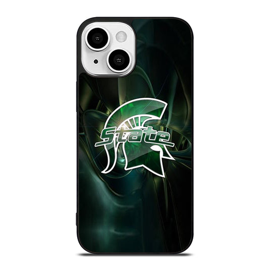FOOTBALL MICHIGAN STATE LOGO 2 iPhone 13 Mini Case Cover