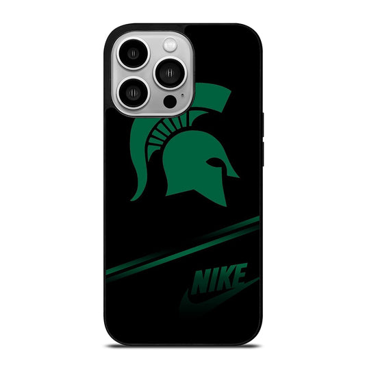 FOOTBALL MICHIGAN STATE LOGO 3 iPhone 14 Pro Case Cover