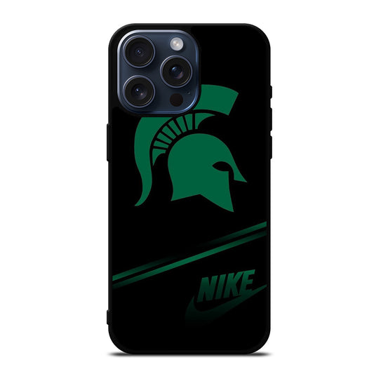 FOOTBALL MICHIGAN STATE LOGO 3 iPhone 15 Pro Max Case Cover