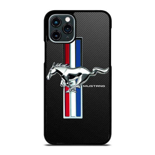 FORD MUSTANG GT CARBON LOGO iPhone 11 Pro Case Cover