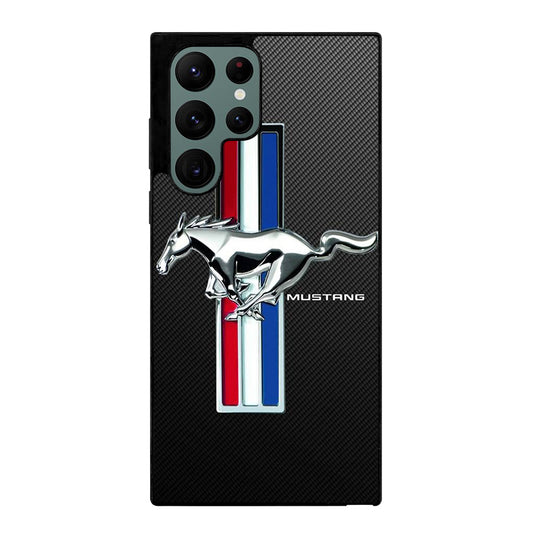 FORD MUSTANG GT CARBON LOGO Samsung Galaxy S22 Ultra Case Cover