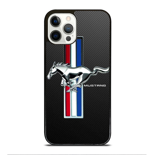 FORD MUSTANG GT CARBON LOGO iPhone 12 Pro Case Cover