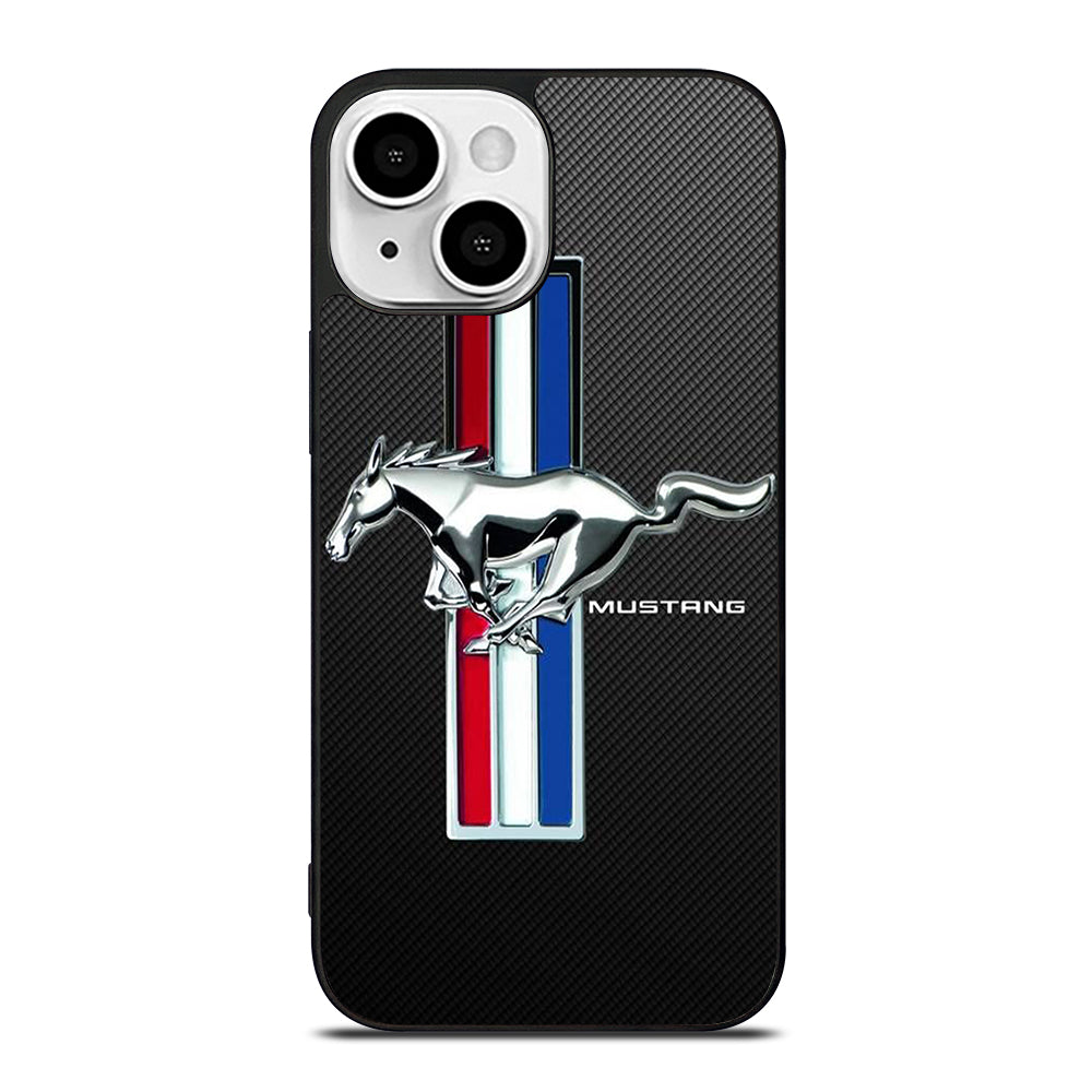 FORD MUSTANG GT CARBON LOGO iPhone 13 Mini Case Cover