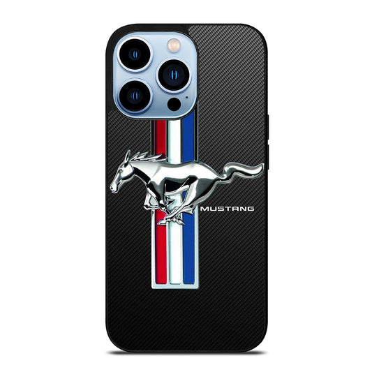 FORD MUSTANG GT CARBON LOGO iPhone 13 Pro Max Case Cover