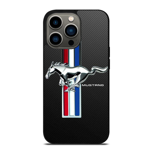 FORD MUSTANG GT CARBON LOGO iPhone 13 Pro Case Cover
