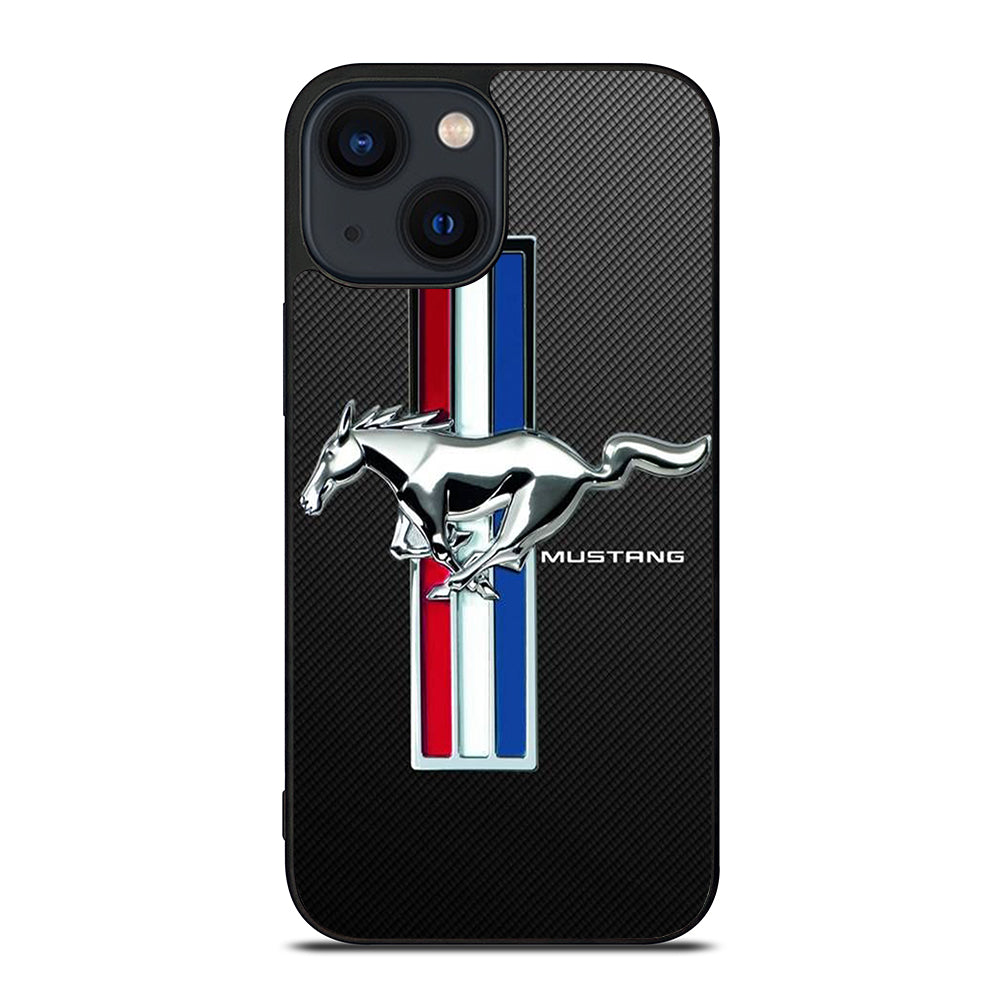 FORD MUSTANG GT CARBON LOGO iPhone 14 Plus Case Cover