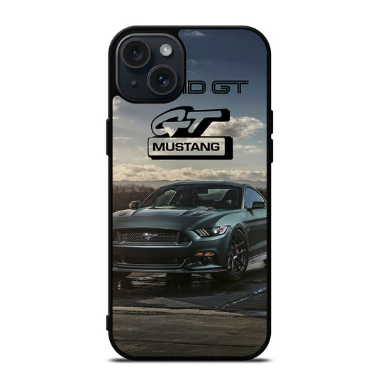 FORD MUSTANG GT CAR LOGO 2 iPhone 15 Plus Case Cover