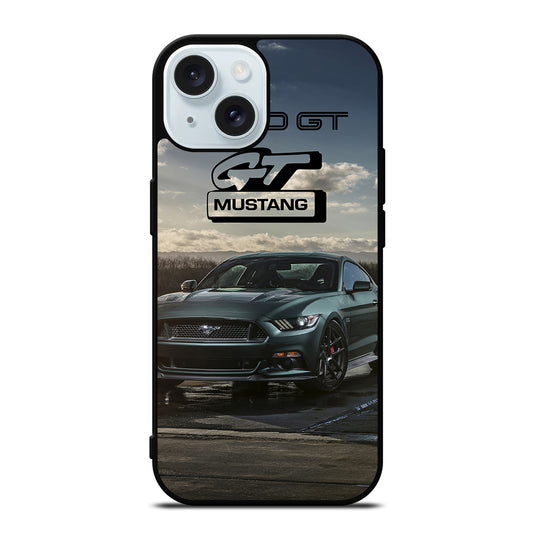 FORD MUSTANG GT CAR LOGO 2 iPhone 15 Case Cover