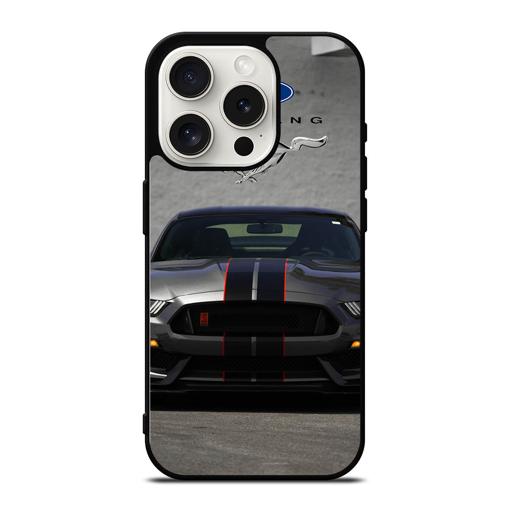FORD MUSTANG GT CAR LOGO iPhone 15 Pro Case Cover