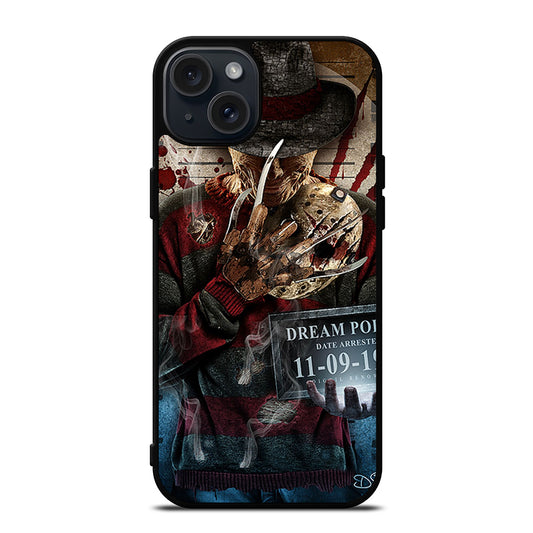 FREDDY KRUEGER ART iPhone 15 Plus Case Cover
