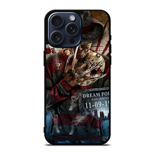 FREDDY KRUEGER ART iPhone 15 Pro Max Case Cover