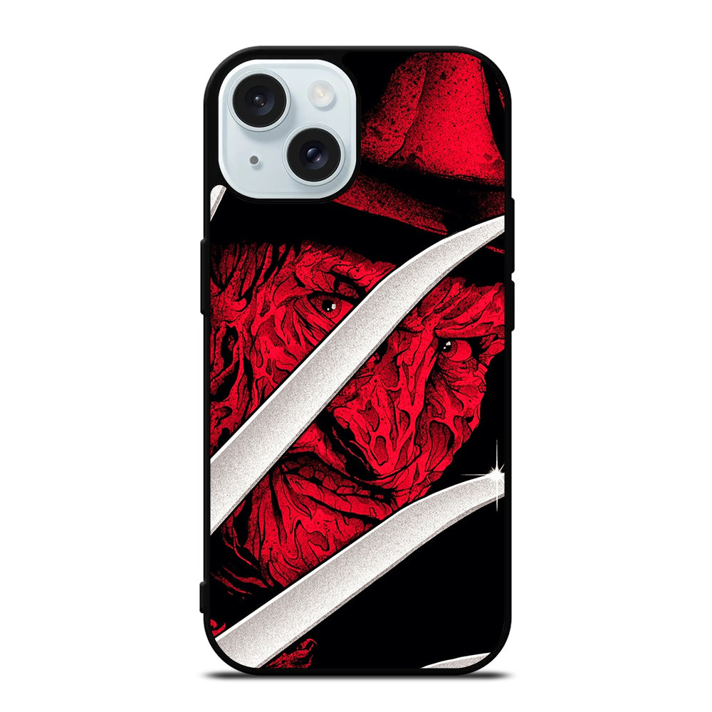 FREDDY KRUEGER FACE iPhone 15 Case Cover