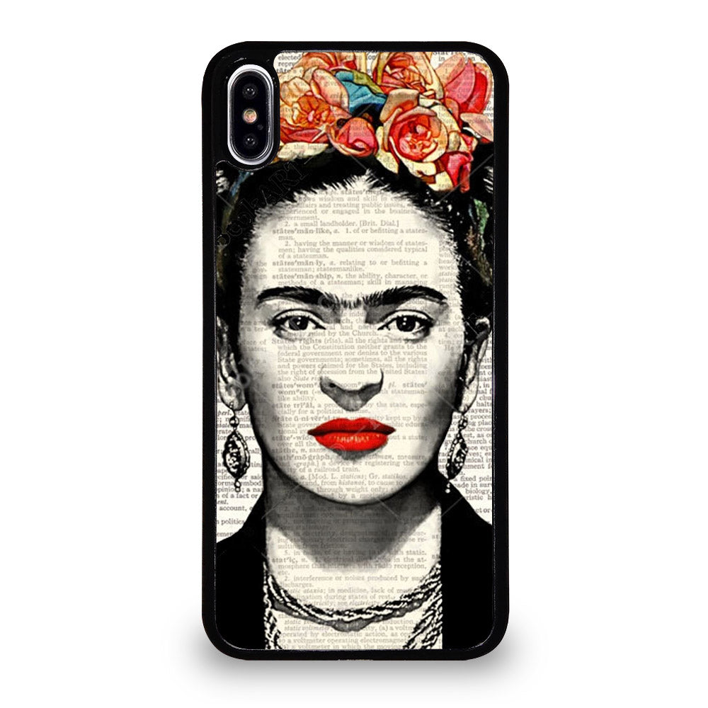 FRIDA KAHLO NEWSPAPER iPhone XS Max Case Cover
