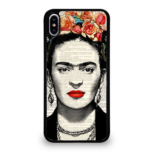 FRIDA KAHLO NEWSPAPER iPhone XS Max Case Cover