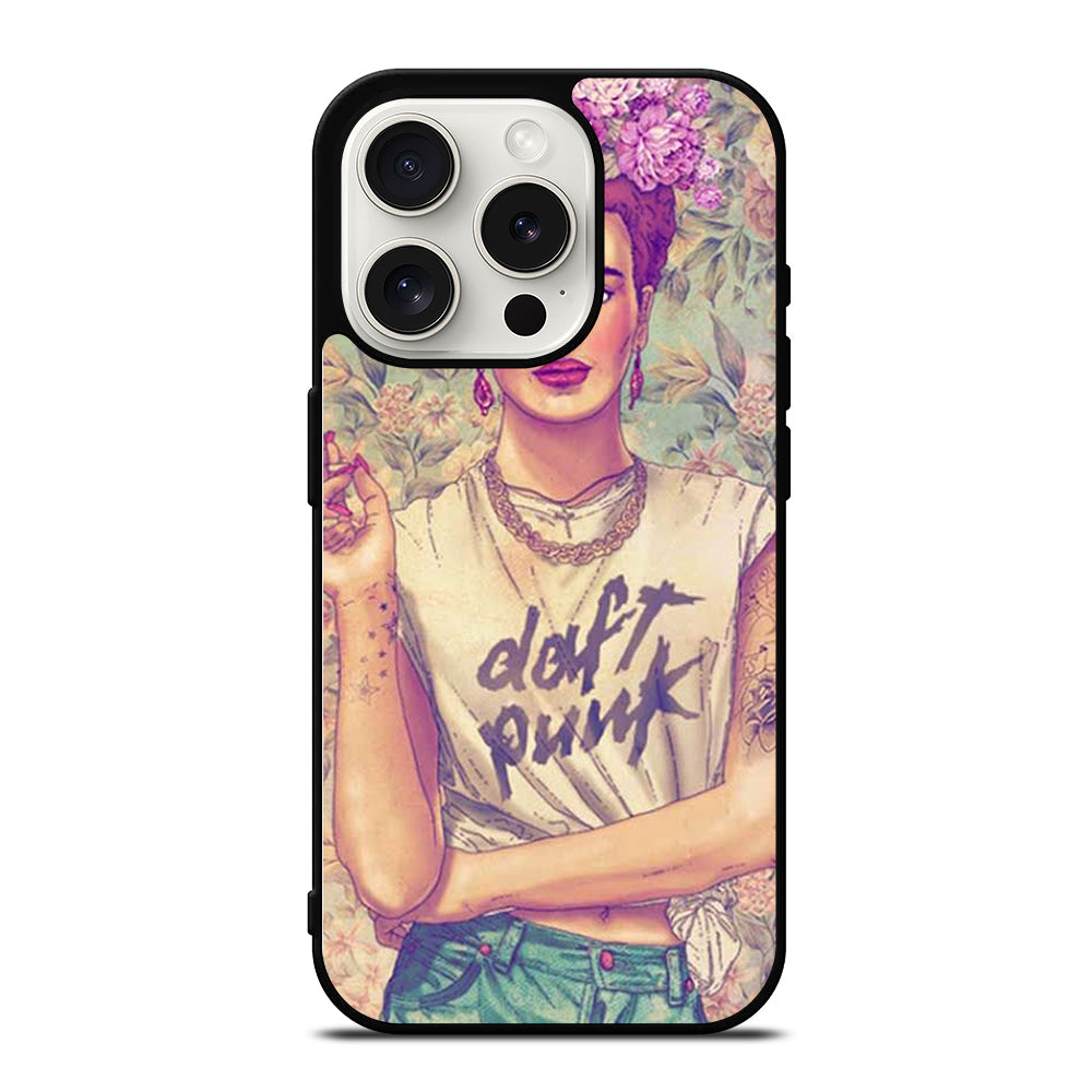 FRIDA KAHLO FLORAL iPhone 15 Pro Case Cover