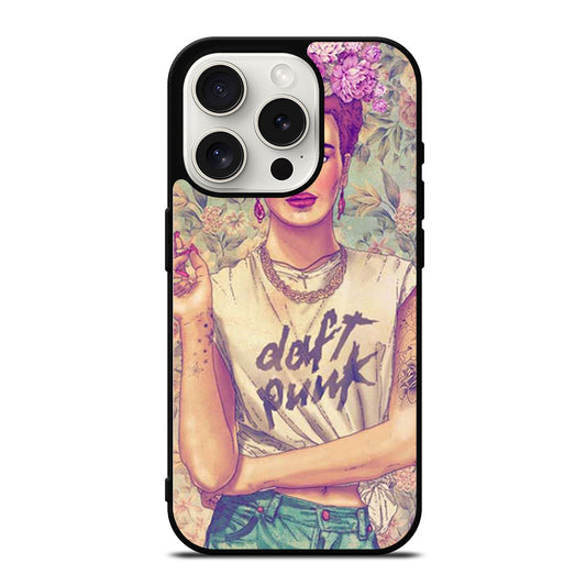 FRIDA KAHLO FLORAL iPhone 15 Pro Case Cover