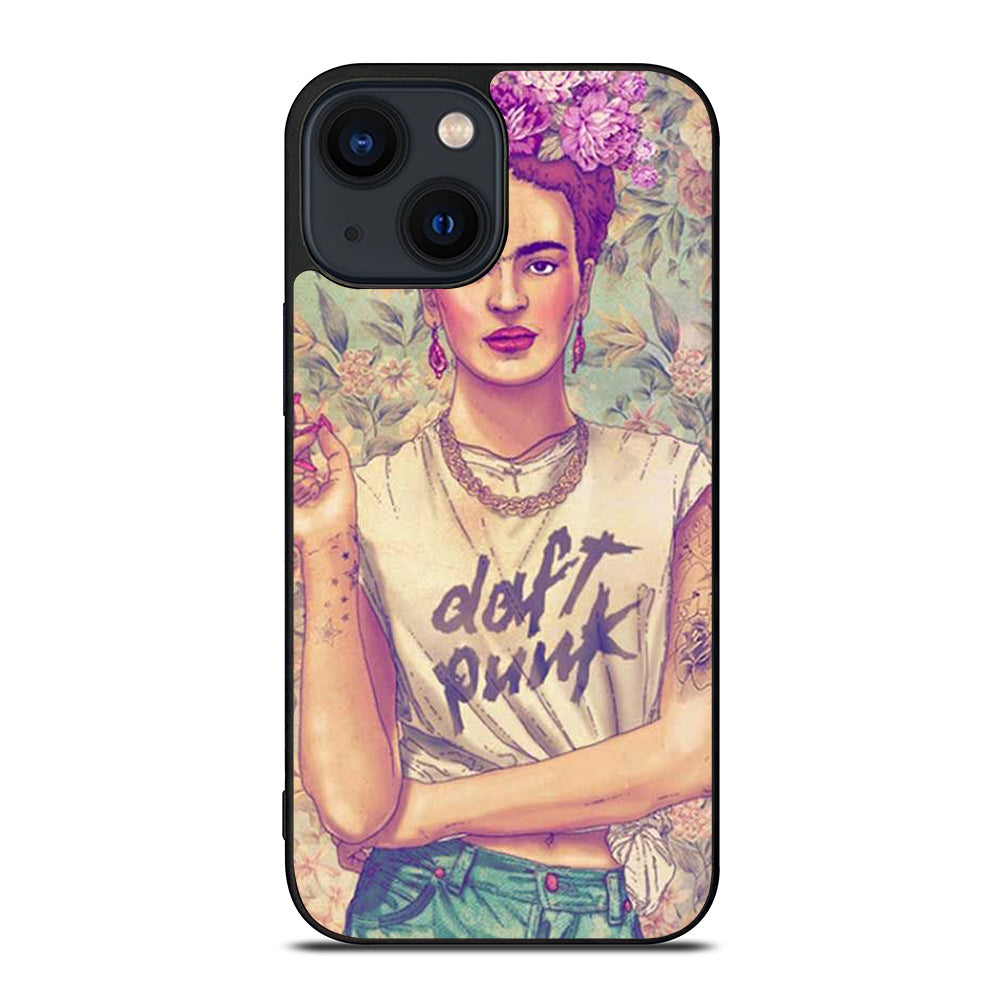 FRIDA KAHLO FLORAL iPhone 14 Plus Case Cover