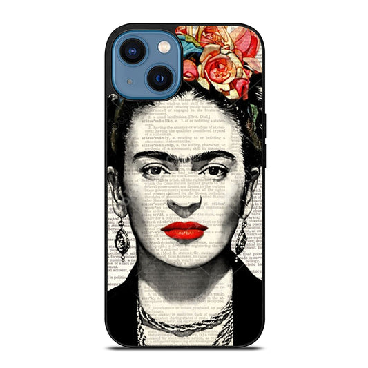 FRIDA KAHLO NEWSPAPER iPhone 14 Case Cover