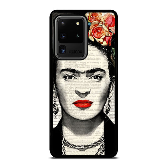 FRIDA KAHLO NEWSPAPER Samsung Galaxy S20 Ultra Case Cover